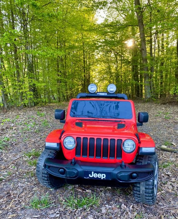 Samochód akumulatorowy - Jeep Wrangler Rubicon Red