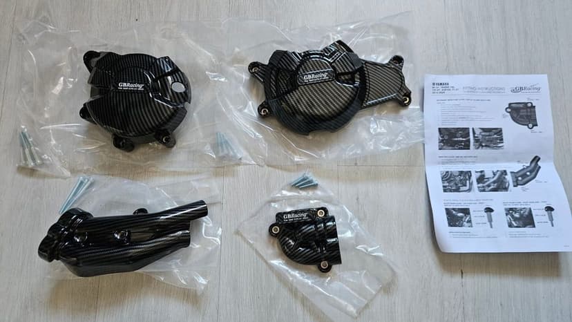 GB RACING zestaw osłon DEKLI SILNIKA YAMAHA MT-07 / R7 / Tenere 700