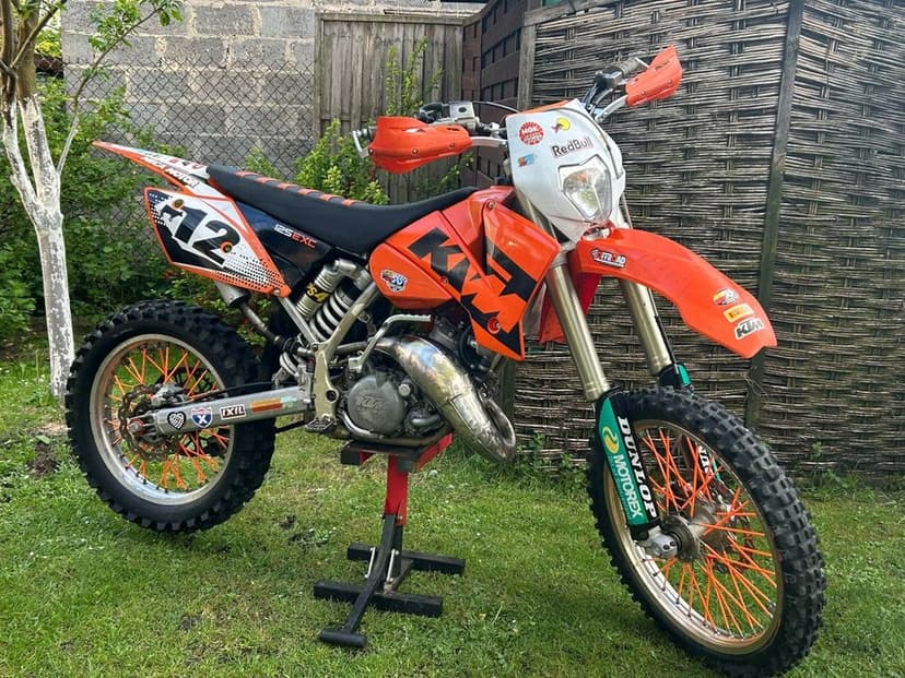 Ktm exc sx 125 2T seta zdrowy enduro cross Mousse skrzynia 6
