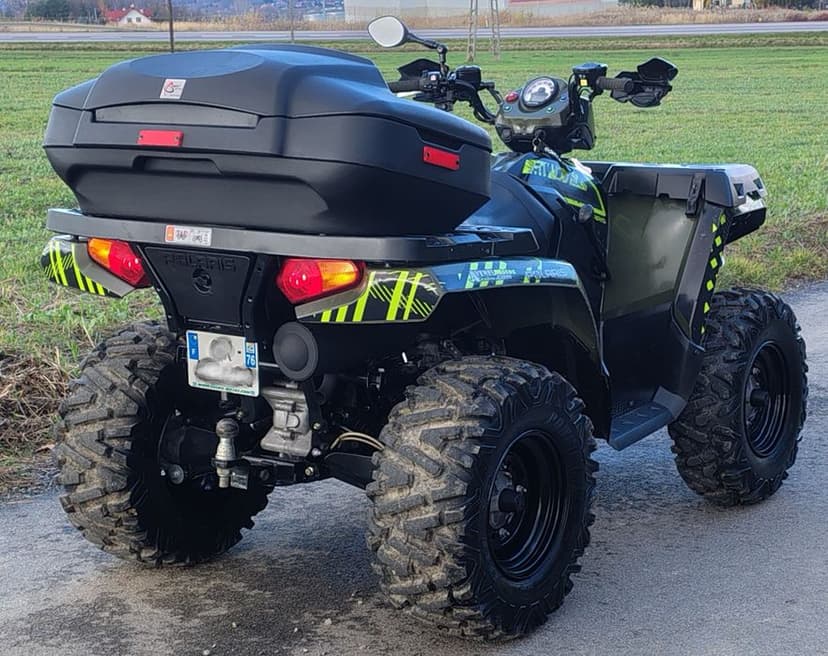 Polaris Sportsman 800  L7e 4x4  pług super quad