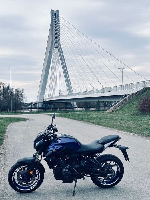 Motocykl Yamaha MT 07 kat A2