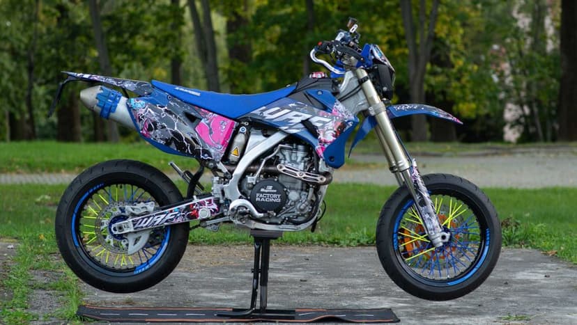 Yamaha WR450F – Supermoto – 2008 r. – gotowa do jazdy