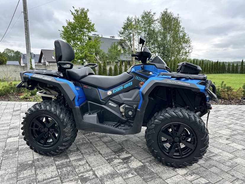 Quad CAN-AM Outlander 650 max XT lift - 2023r, 2cyl Rotax, ledy, zarejestrowany