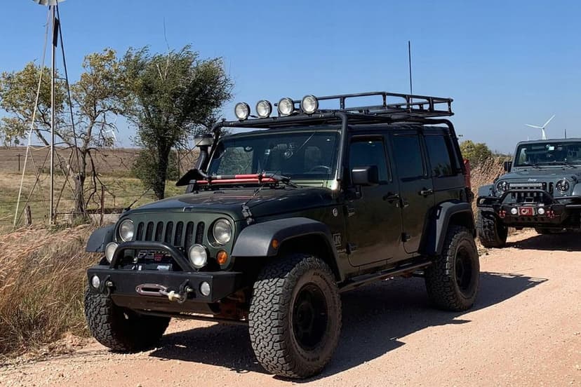 jeep wrangler jk 2007-2018 4 drzwi bagażnik dachowy z koszem