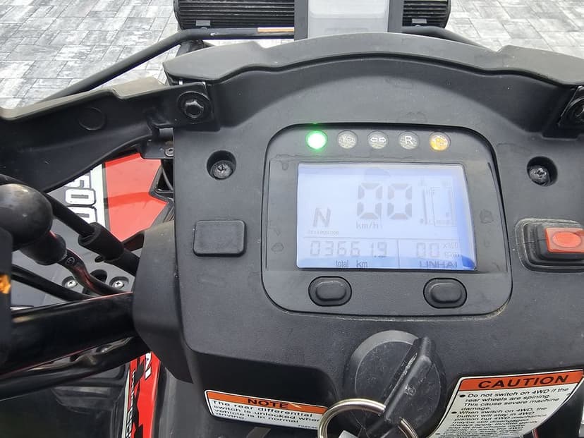 Quad Linhai 500 zarejestrowany 4x4