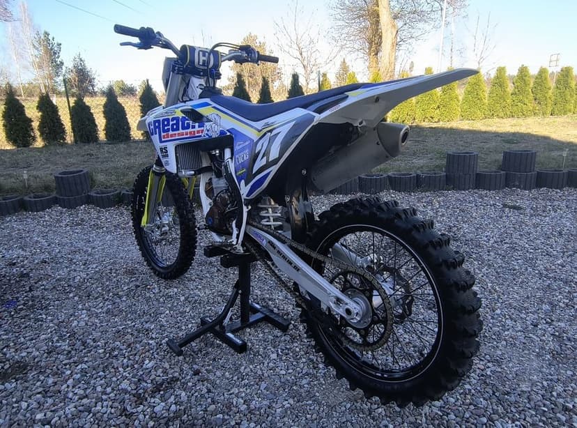 Husqvarna fc 350 z 2018r rozrusznik mapy kontrola trakcji