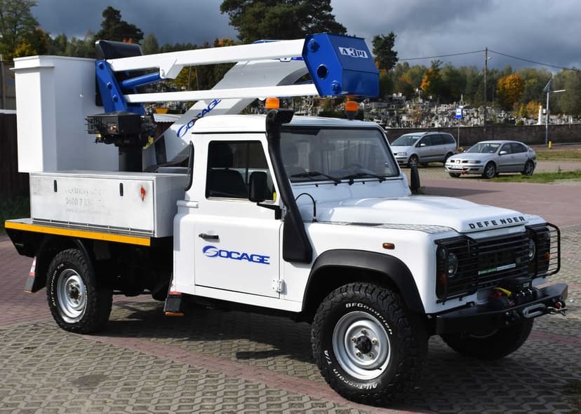 Podnośnik koszowy zwyżka Land Rover Defender Socage 2013r.F-VAT