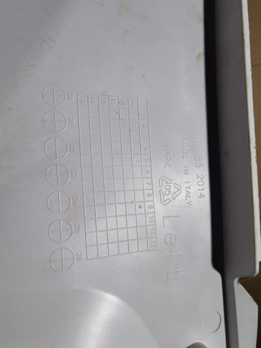 Kawasaki kx 85 osłona owiewka tył lewa boczna panel