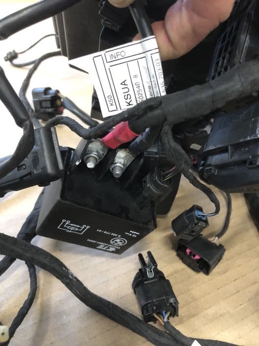 Bmw R1250 GS K50 K51 Instalcja Wiązka Główna Kable Kostki Przekaznik