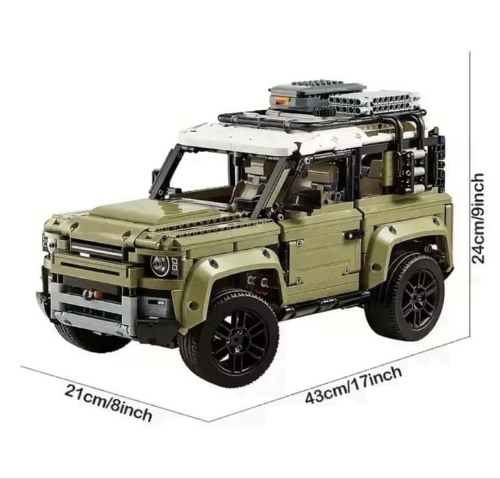 DEFENDER Land Rover / 2573 elementow / klocki technic / samochod