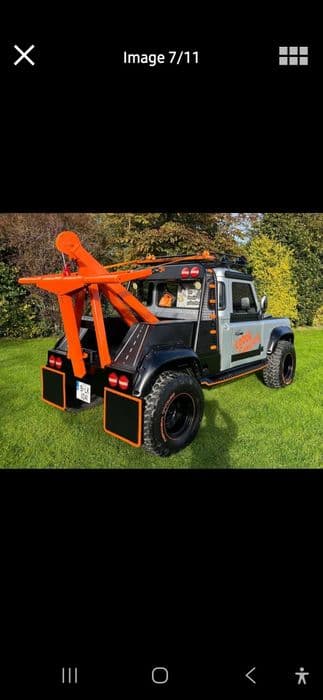 Land rover defender 110 pomoc drogowa