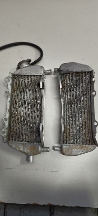 Kawasaki kx 125 ośka dekiel wałek Magneto tarcza rolgaz chłodnica