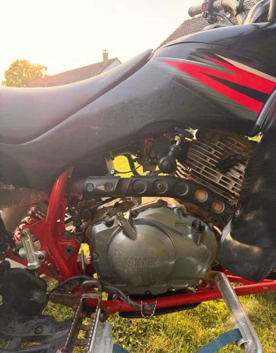 yamaha raptor 350 rama dok. silnik gaznik wahacz os rozrusznik zaplon skrzynia kosz stator modul