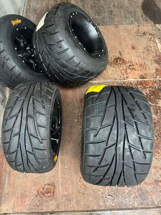 Komplet kol felgi opony cst stryder ITP SSA 10 cali  Yamaha raptor yfz