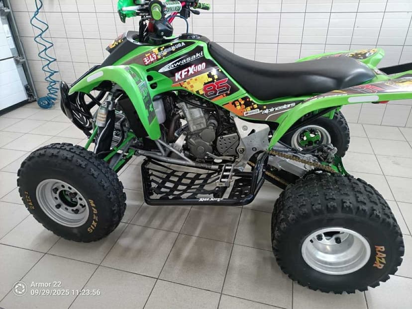 Kawasaki kfx 400 + pług