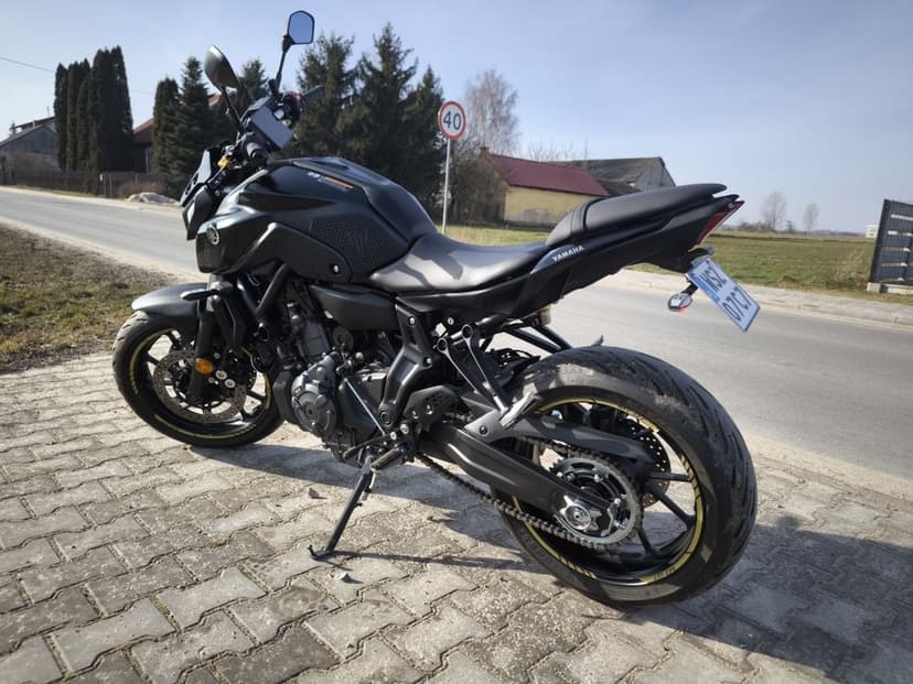 Yamaha MT07 mt-07 2023 rok.700 cm ABS. 2270 km wydech IXIL  TFT. REJES