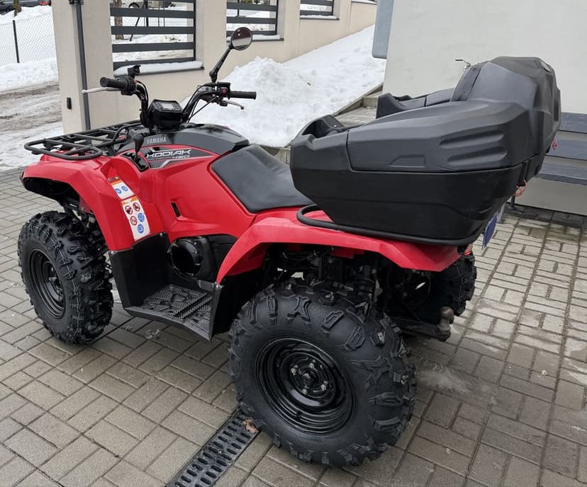 Yamaha Kodiak/Grizzly 450 FI 4x4 kufer Led wyciagarka Homologacja T3B