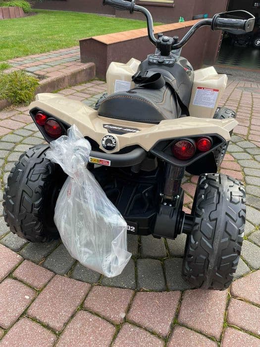 Duży Mocny QUAD Dla dzieci CAN-AM Maverick 24 Volt 2×200 Wat