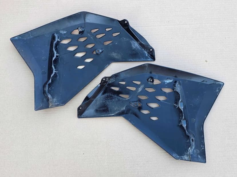 Osłony chłodnic przednie boczki KTM sx sxf exc 125 / 250 / 450 r.07-10