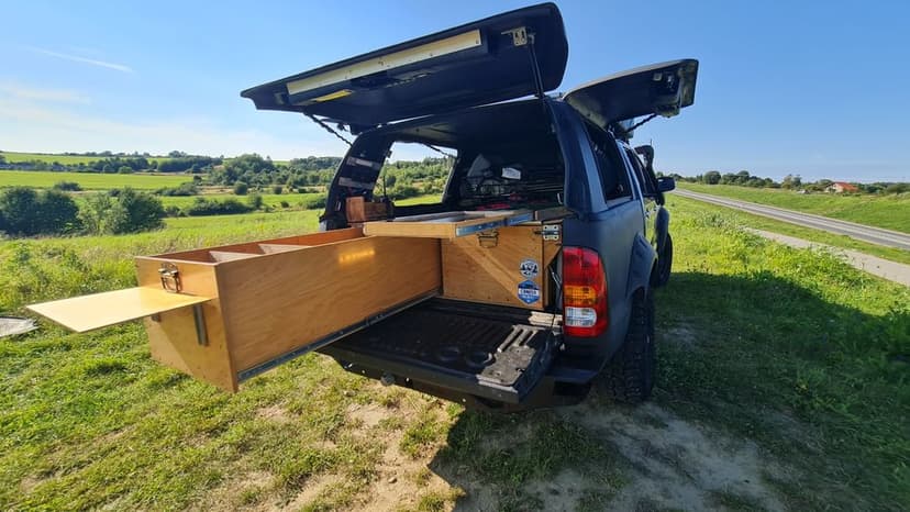 Szuflady Zabudowa paki Pickup