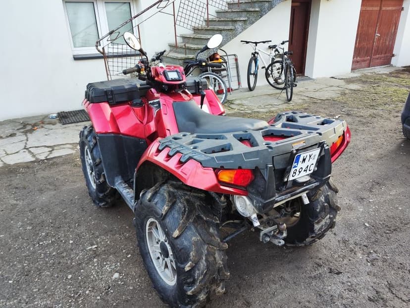 Quad Polaris Sportsman Forest 850 4x4 hak wyciągarka wspomaganie