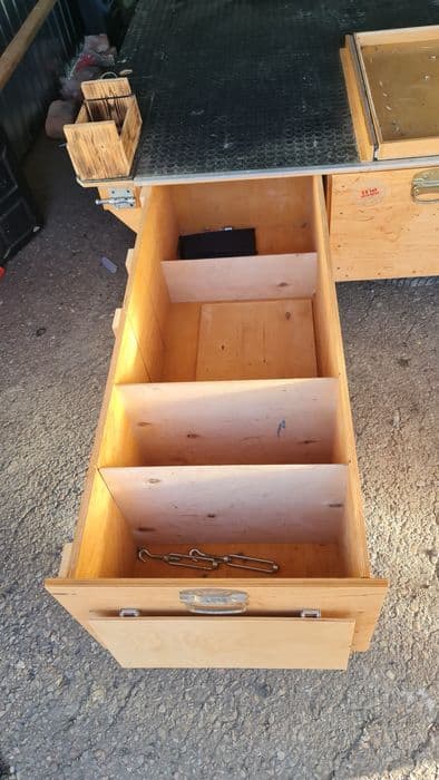 Szuflady Zabudowa paki Pickup