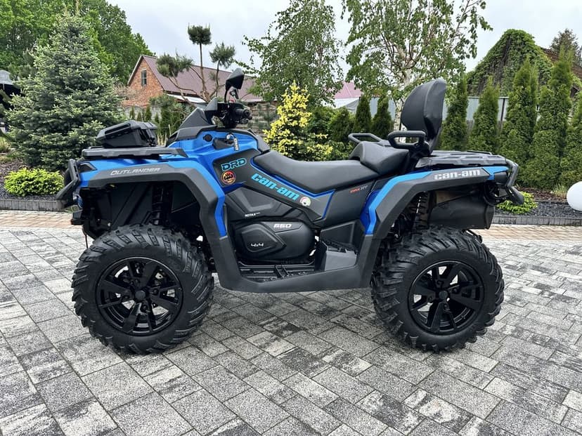 Quad CAN-AM Outlander 650 max XT lift - 2023r, 2cyl Rotax, ledy, zarejestrowany