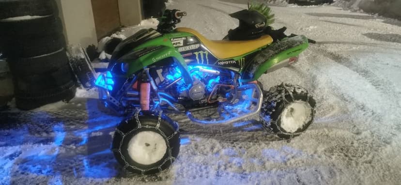 Quad Kawasaki kfx 700 60km zarejestrowany na 2 osoby Doinwestowany