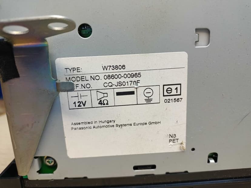 Radio toyota hilux cd