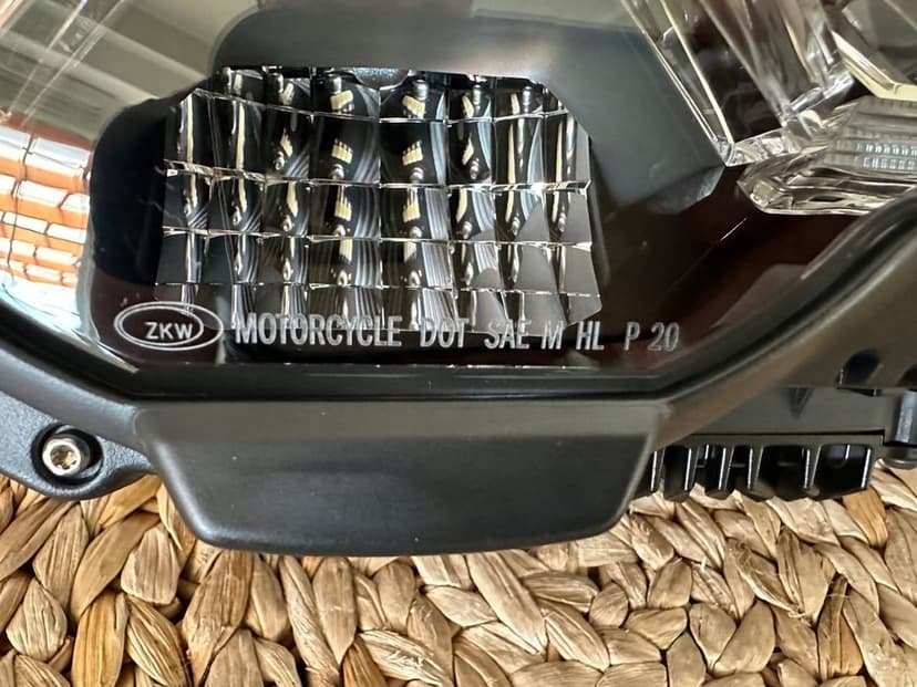 bmw r1250 gs 2019- lampa przod full led nowa eu idealna nie adaptive