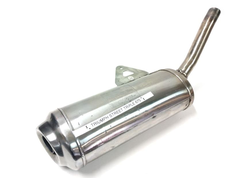 TRIUMPH STREET TRIPLE 675 Wydech Tłumik Lewy Oryginał BDB