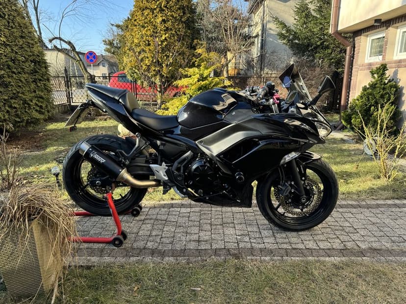 Kawasaki Ninja 650 MIVV PUIG pełna moc 20kkm FULL BLACK gotowy na sezo