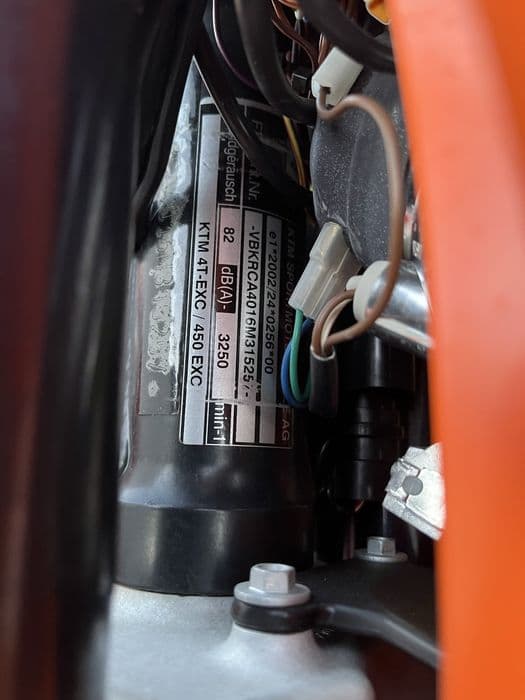 Motocykl KTM 450 EXC