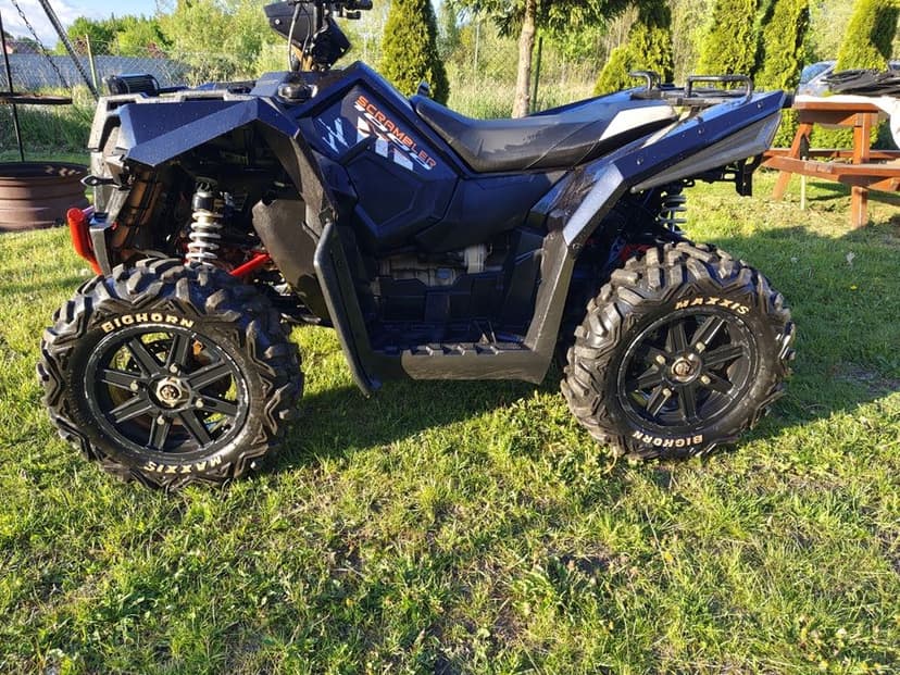 Quad Polaris Scrambler 1000xp. Zamiana