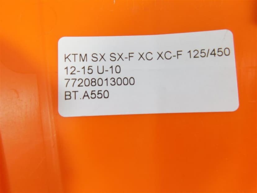 BŁOTNIK TYŁ TYLNY KTM SX SX-F XC XC-F 125/450 12-15 U-10 77208013000
