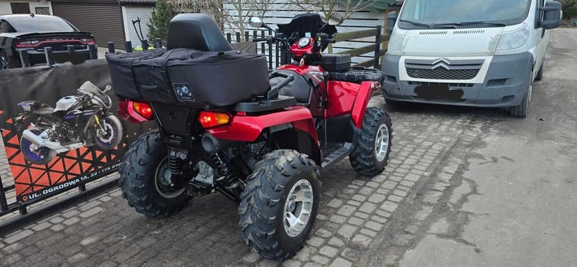 Quad Polaris Sportsman 800 Twin 4x4! Long! 2008r! Homologacja L7e 15Kw