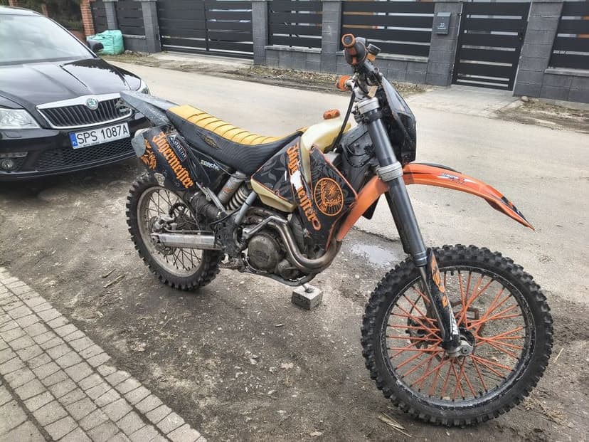 KTM exc 520 zarejestrowany okazja cena do 29.03