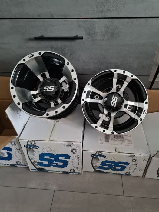 Koła felgi komplet opony quad suzuki ltz ltr trx kfx 4x110 4x144