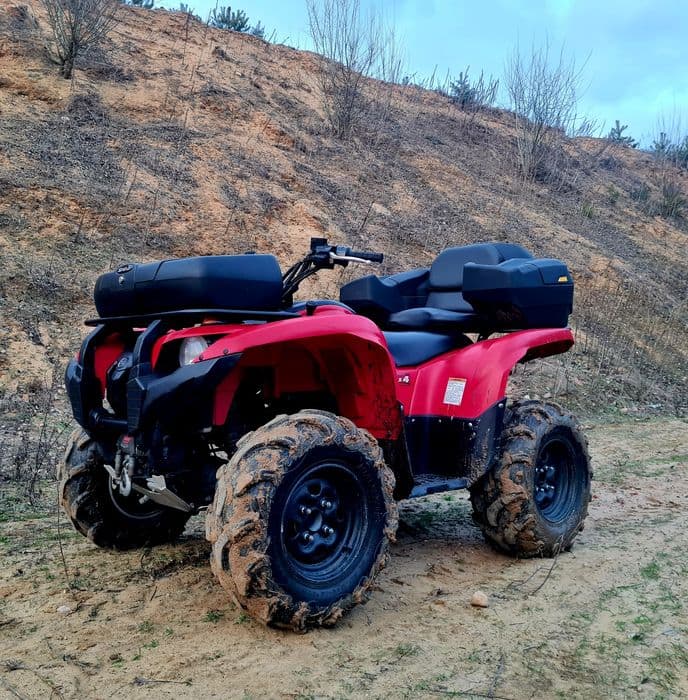 YAMAHA GRIZZLY 700CC zarejstrowana ubezpieczona ŚLICZNY stan kufry