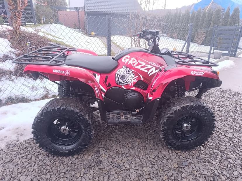 Yamaha grizzly 700 eps Pług homologacja kingquad can am 550 polaris