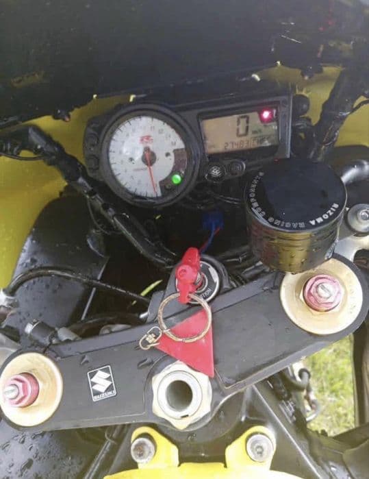 Scigacz Suzuki GSXR 1000  zamiana zamiemie