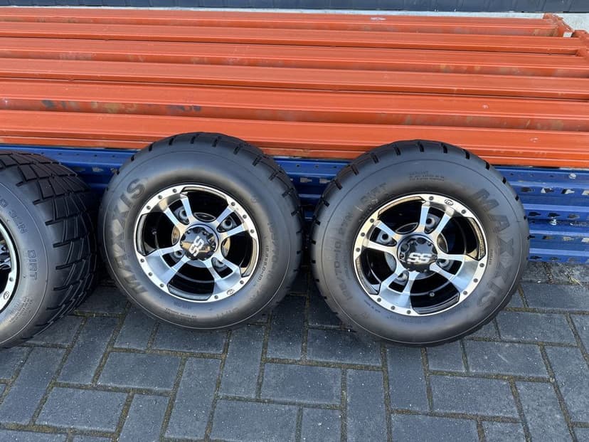 Kola SuperMoto opony Maxxis felgi ITP SS suzuki Ltz kwasaki kfx access