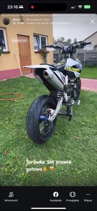 Husqvarna Fc 250 ktm sxf supermoto cross 102,4mth rozrusznik
