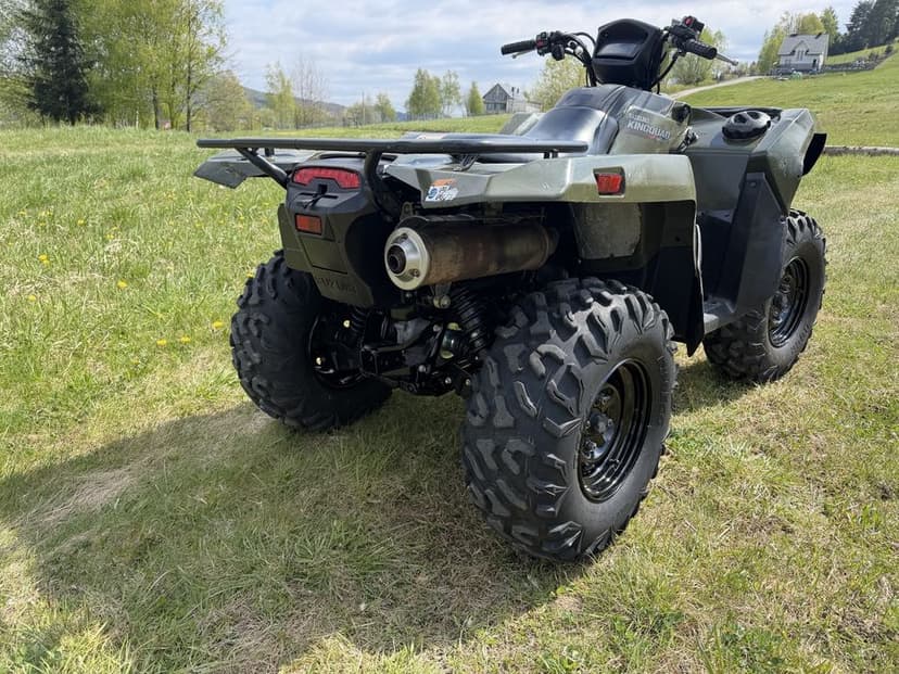 Suzuki kingquad LT-A 500 4x4 wyciagarka ledbar