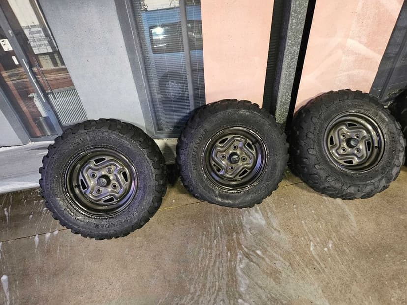 Kawasaki Brute Force 750 4x4 - Felga + Opona , Oryginalne koła