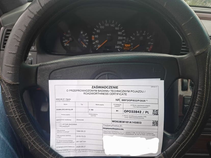 Mercedes C180 (W202) Elegance 1994 - Youngtimer z potencjałem! ZAMIANA
