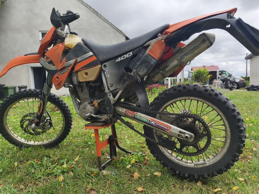 KTM EXC400 – zarejestrowany i ubezpieczony
