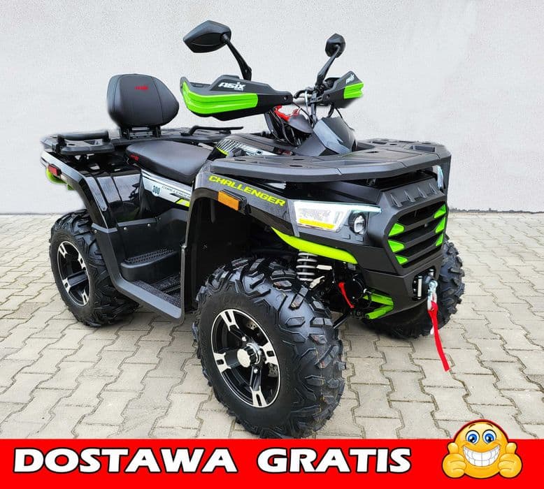DOSTAWA GRATIS !! Quad Asix CHALLENGER 300 Homologacja 2 os, automat