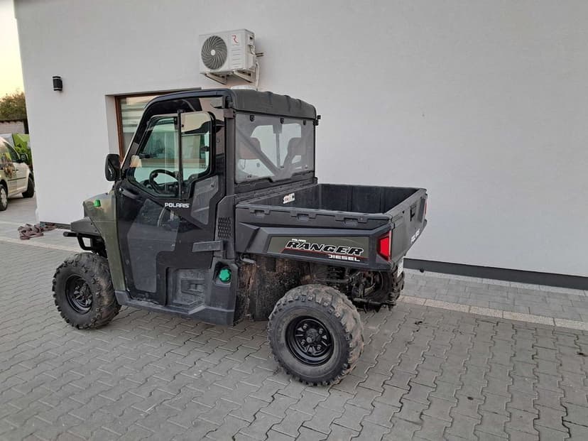 Polaris Ranger 1000 diesel + pług do  śniegu ciągnik rolniczy
