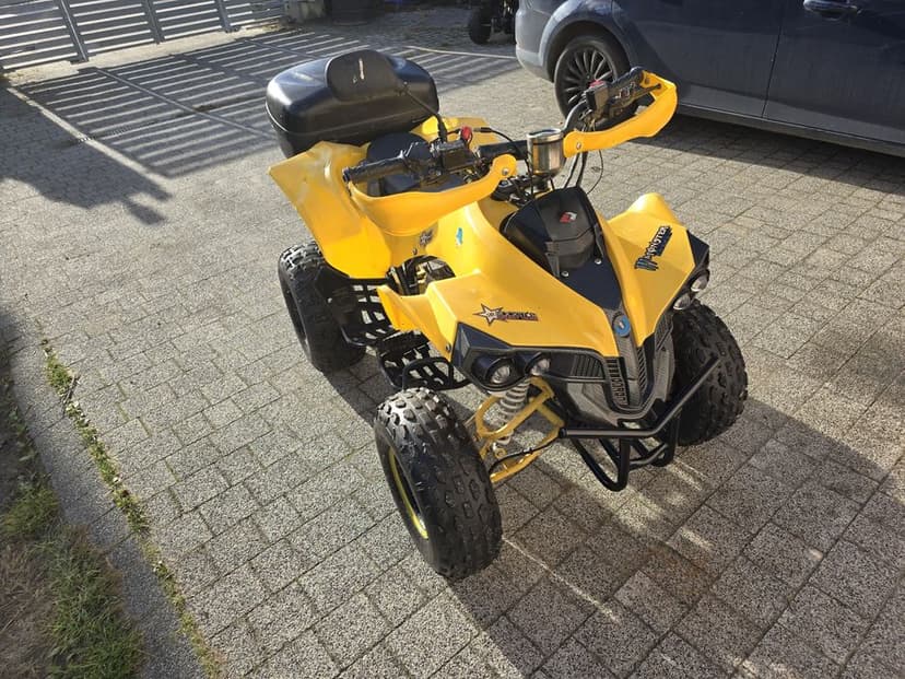 Quad 125 biegi 3+1, duża rama XL koła 8cali